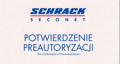 Certyfikat Schrack Seconet